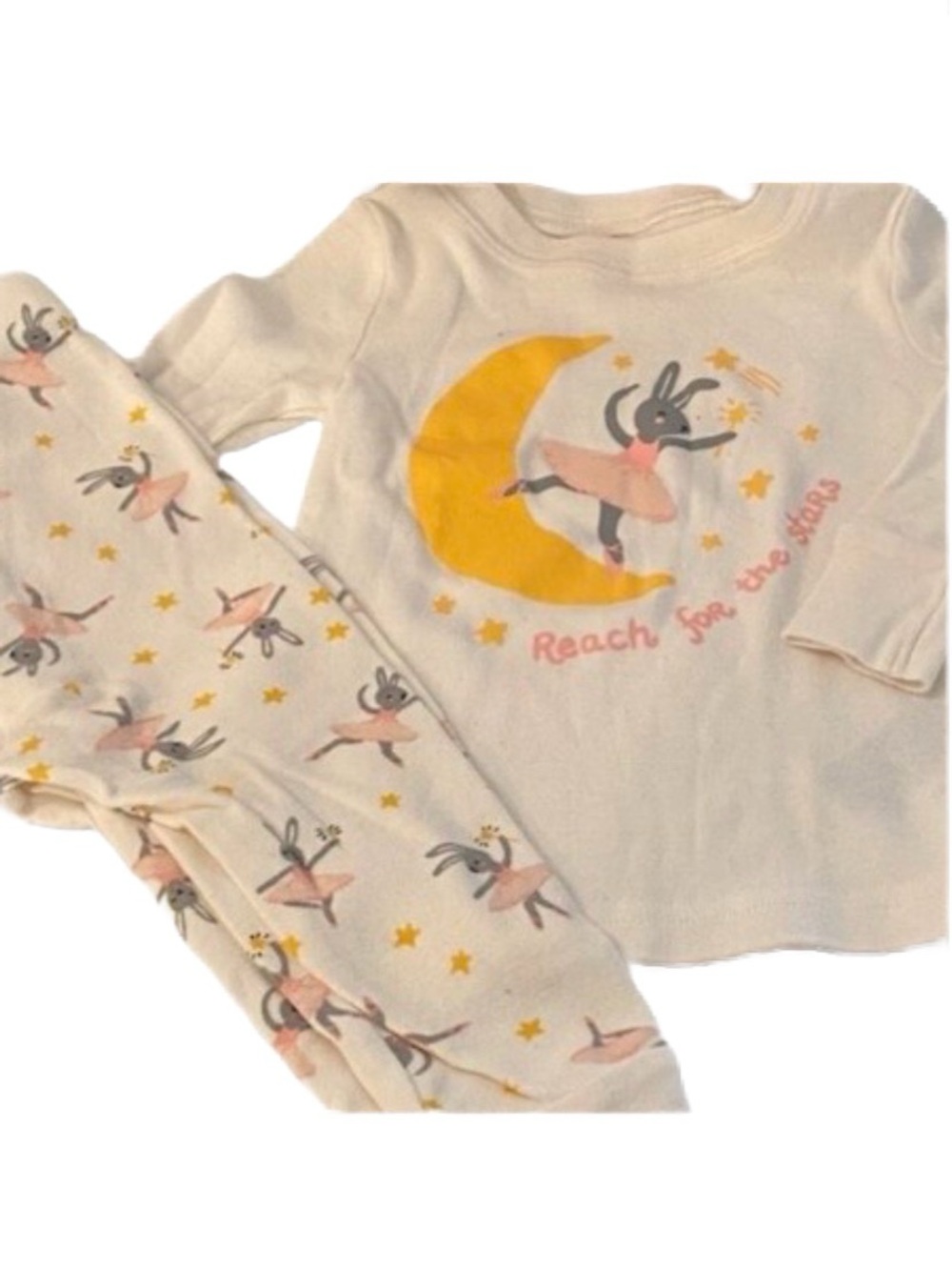 Ballerina Bunny Pajamas Size 12- 18 M - Picture 3 of 9